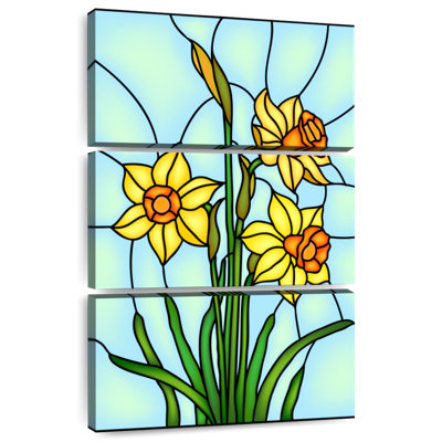 Jonquilles en vitrail Harnek