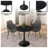 Bristol 24" Round Dining Table With Sintered Stone Top And Stainless Steel Pedestal Base-1210339150-1210131785