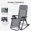 Outsunny 2 Pieces Outdoor Rocking Chairs-1271859685