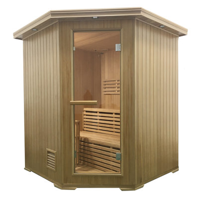 ALEKO Traditional Steam Sauna in Hemlock