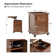 Boise 18''W Traditional Lift-Top End Table with Built-In Charging Station