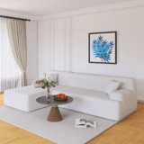 Modern Large L-Shape Modular Sectional Sofa For Living Room