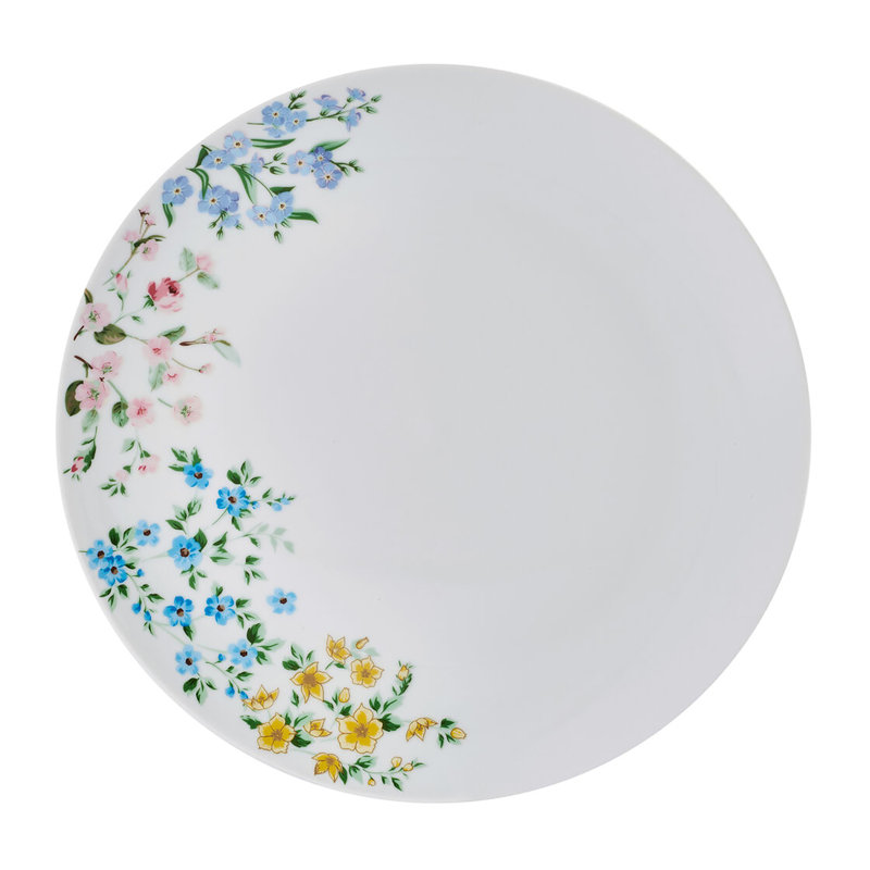 Studio Nova® 12-Piece Porcelain Dinnerware Set, Fiona Floral Pattern, Floral, Blue/Yellow