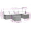 Vidaxl Garden Sofa Set Black