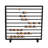 Garvice Decorative Abacus Game Metal and Aluminum Frame Contemporary Design Gunmetal Tabletop Accent for Home Office Bedroom Living Room Decor - 14" Black, Brown, Gunmetal
