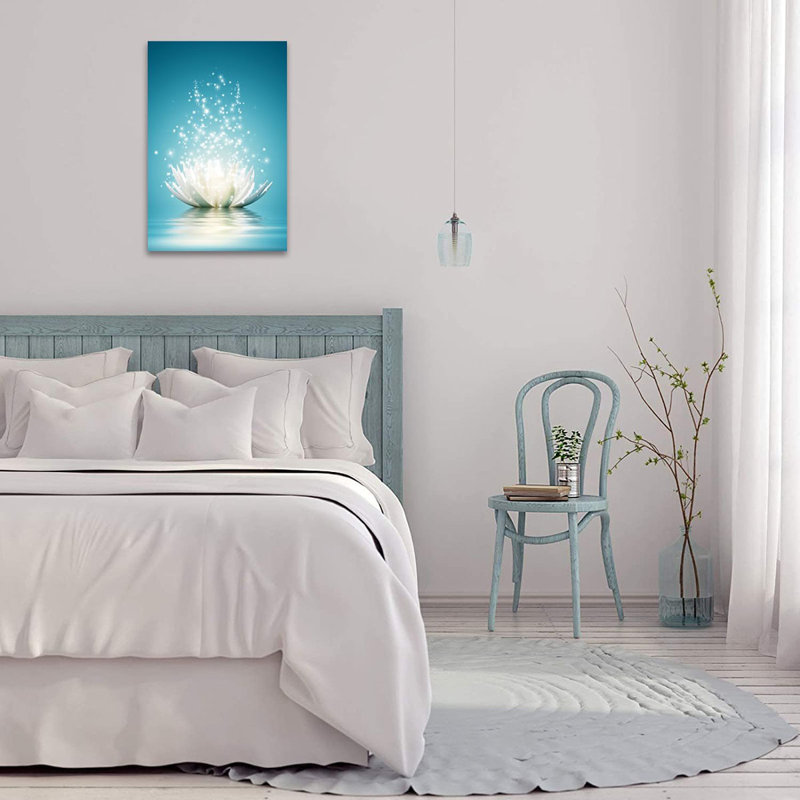 Wrapped Canvas Print, Teal