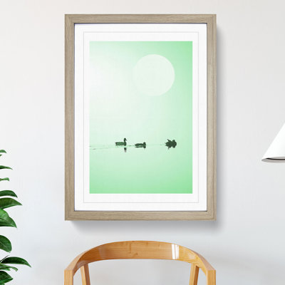Serene Green - Picture Frame Graphic Art