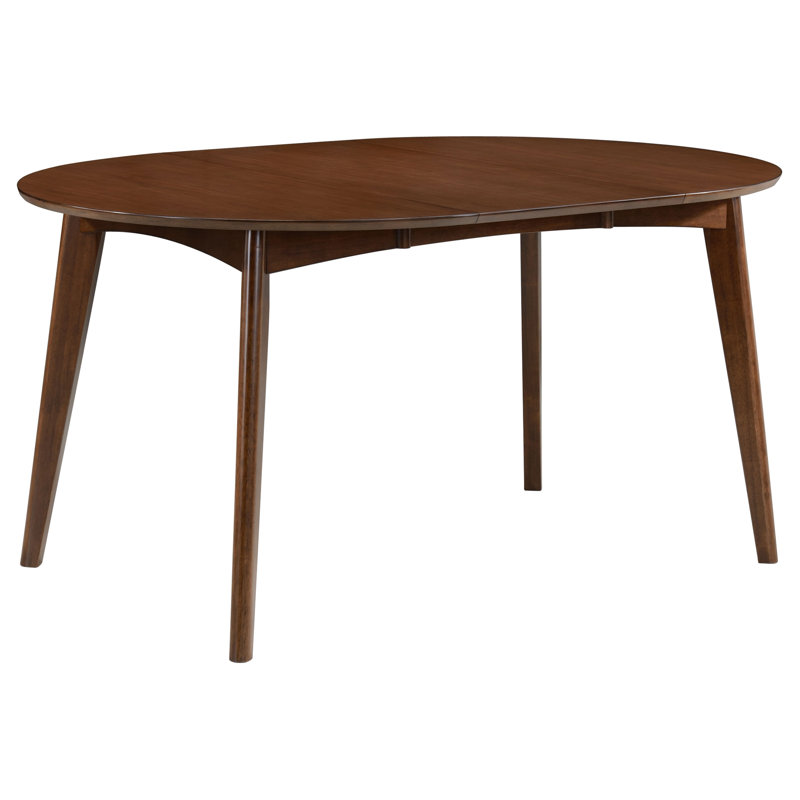 Damian Oval Dining Table Dark Walnut