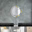 Huldar Glass Flat Wall Mirror