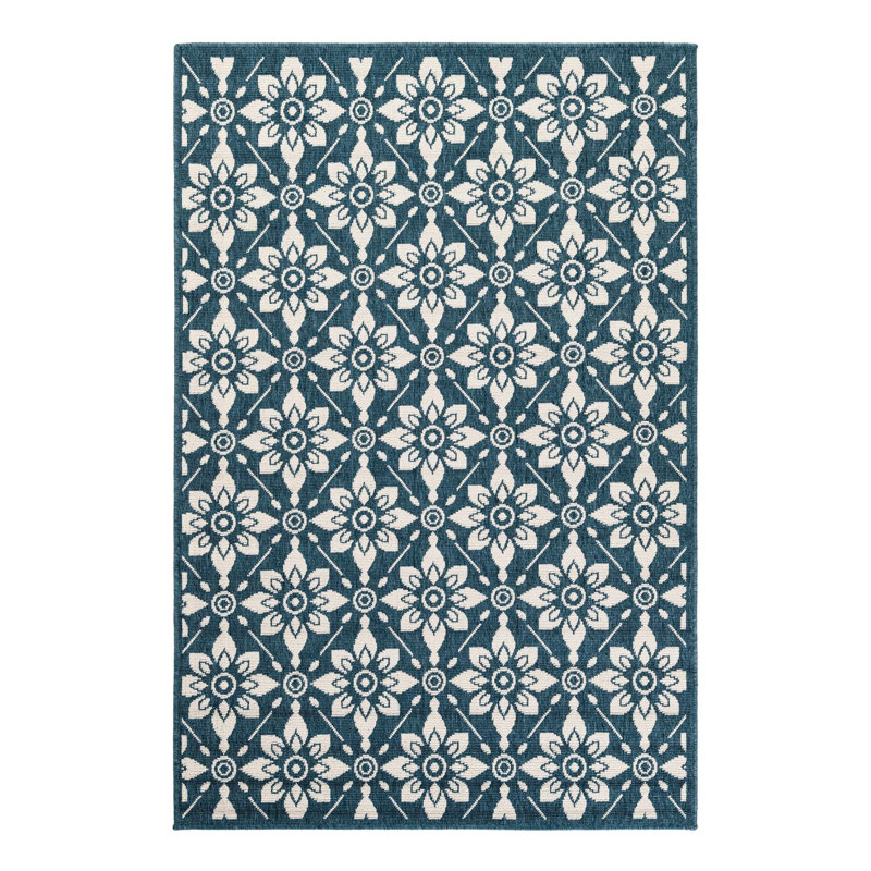 Indoor/Outdoor Trellis Area Rug, Rectangle 6'1" x 9'