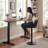 Swivel Height Adjustable Bar Stools Faux Leather Upholstered Counter Stools With Metal Frame-662277681