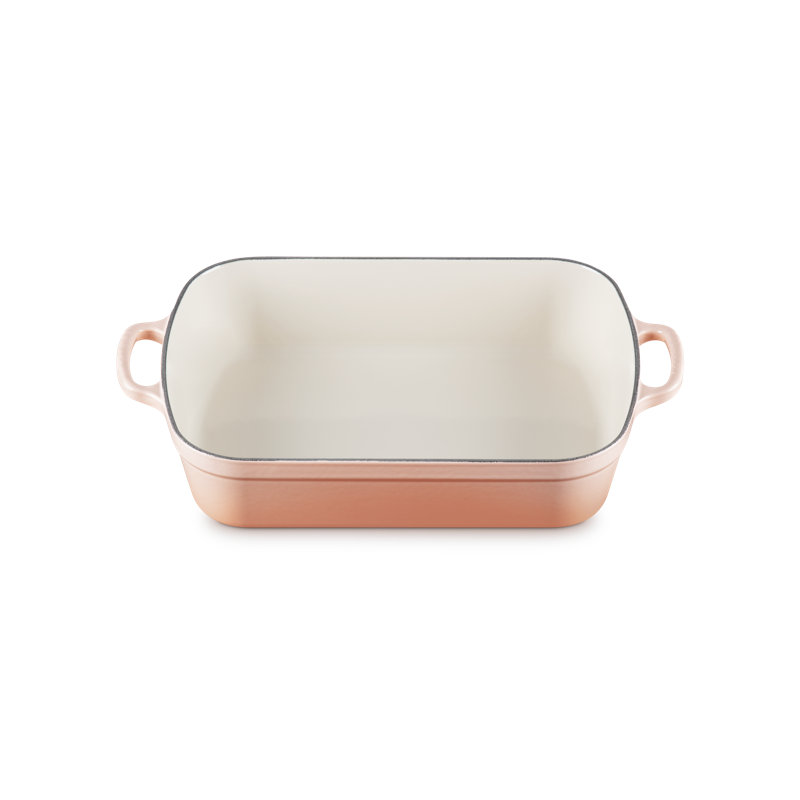 Le Creuset Enameled Cast Iron Signature Rectangular Roaster, 5.25Qt., Peche