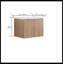 Armoire de salle de bain avec lavabo, portes à fermeture en douceur, fixation flottante, 24 po pour petite salle de bain