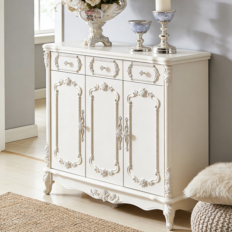 Banc de rangement blanc en bois manufacturé
