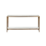 Oblique 60'' W Marble Console Table