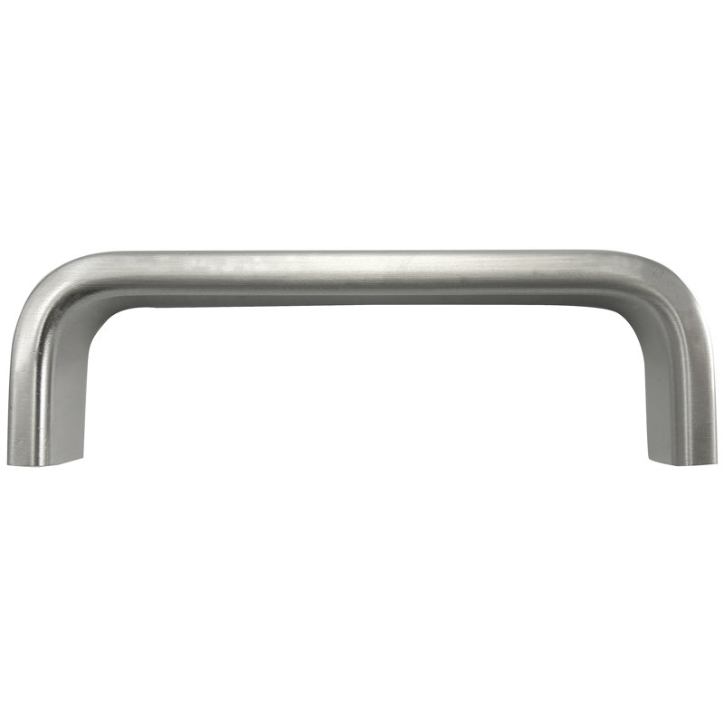 Poignée centre-poubelle 25/32 po Soho 3, Nickel satiné, 3 25/32"