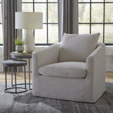 Ameer Upholstered Swivel Armchair