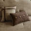Édredon grand 7 pièces en faux suède brun - conception d'inspiration chalet de style chalet-136128087-136128088