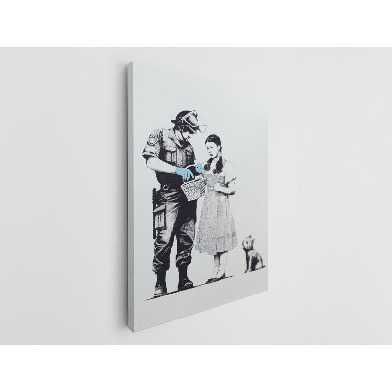 Impression sur toile Banksy Dorothy Cop, H 60 po x l 40 po