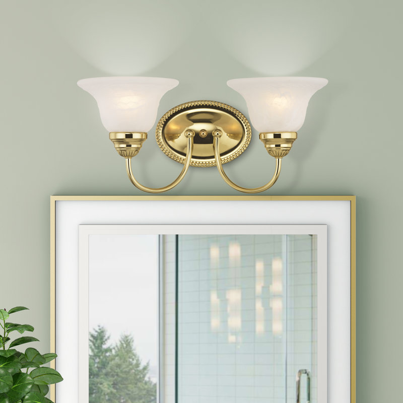 Nicolas 2 - Light Dimmable Vanity Light, Polished Brass
