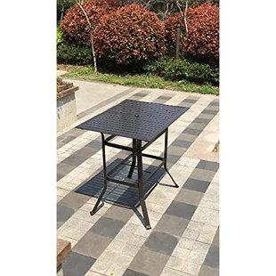 Table de bar en aluminium thermolaqué
