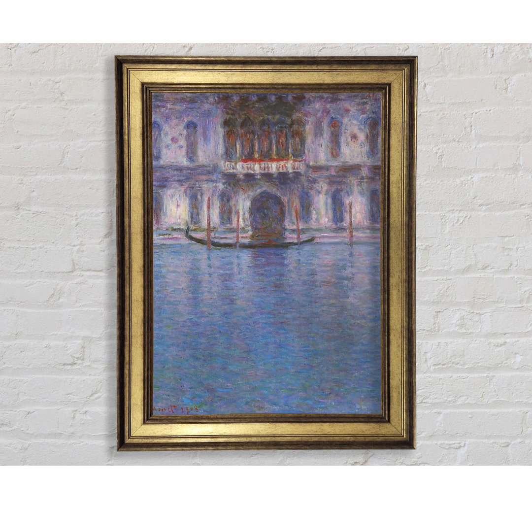 Monet Palazzo 1 - Einzelner Bilderrahmen Kunstdrucke