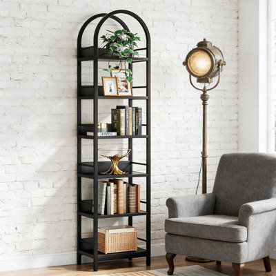 Arched Corner Huizenga with open shelves