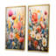 «Multicolored Flowers Collage», 2 pièces-1507755423-1507755427
