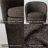 Set Of 2 Modern Tweed Swivel Barrel Accent Chairs-439750804