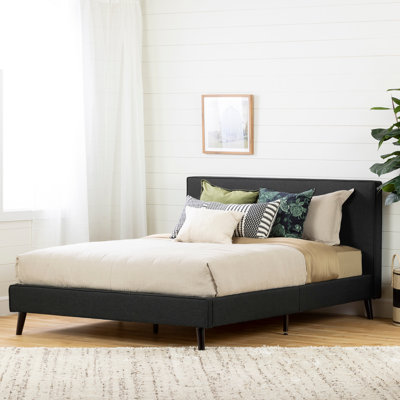Grand lit plateforme tapissier Gravity
