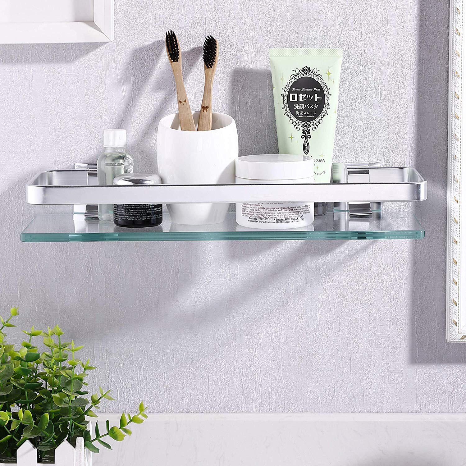 Wayfair Glass Corner Shelves , Glass Shower Shelf Orren Ellis