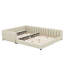 Lit plateforme tapissier grand et simple TG-1204999172