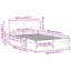 Vidaxl Bed Frame With Headboard Solid Pine Wood-113970909-113970907
