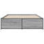 Vidaxl Bed Frame Engineered Wood And Metal-1021502801-1021502810