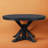 Retro Functional Extendable Dining Table With A 12" Leaf For Dining Room And Living Room-142822198