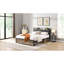 Base de lit plateforme pleine grandeur en métal avec tête de lit avec fonction de rangement rembourrée, doublure USB et pied de lit avec tiroirs, aucun sommier nécessaire, grand rangement sous le lit, assemblage facile-478063104-478082543
