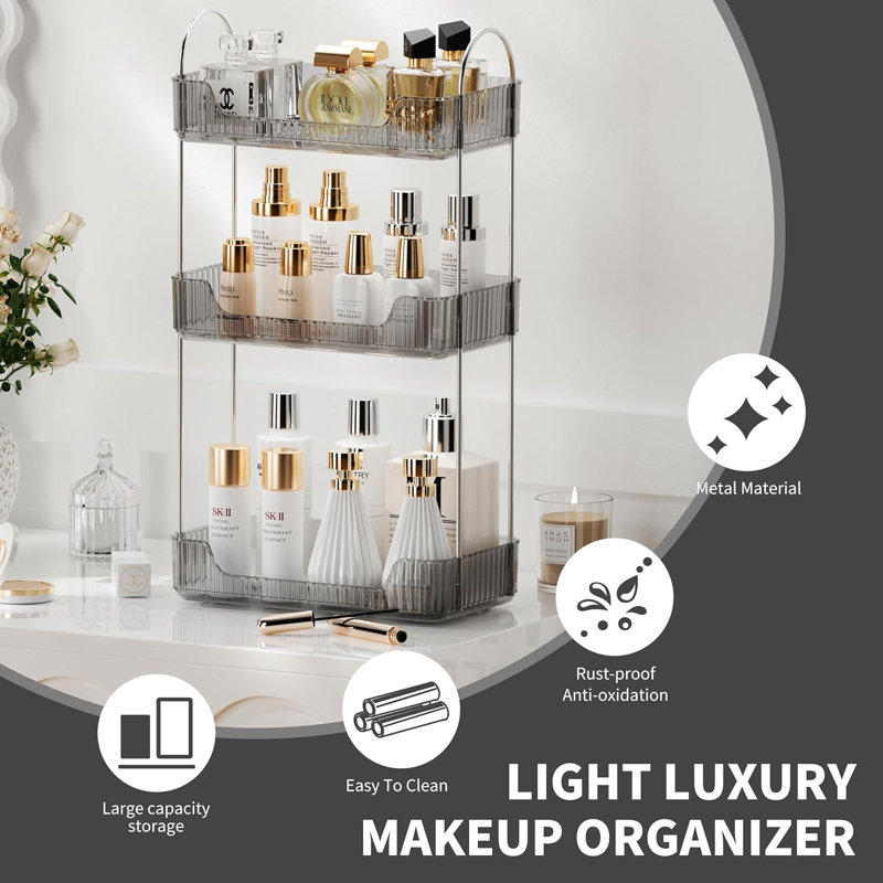 Rangement pour salle de bain à 3 niveaux