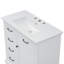 Meuble-lavabo autoportant de 36 po avec comptoir en céramique, 4 tiroirs et 1 porte à fermeture en douceur-1572114369