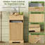 Armoire à ordures inclinable 13 gallons avec désodorisant-131146541-131146542