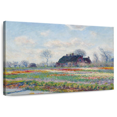 Champs de tulipes d'Alvord à Sassenheim près de Leyde en 1886