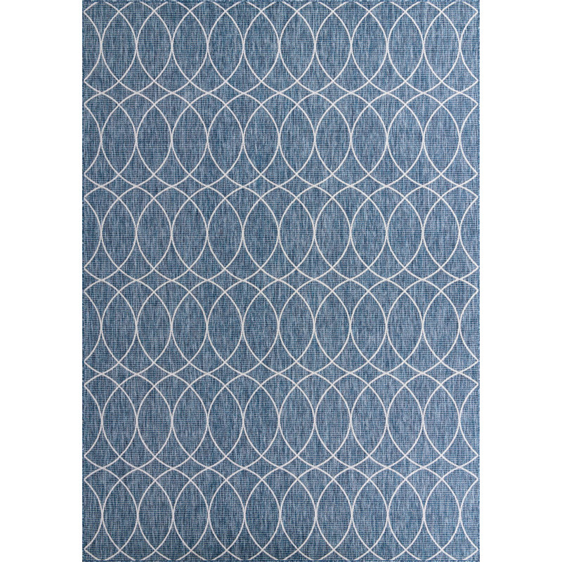 Tapis d'extérieur Blue_Unique, Rectangle 9 pi x 12 pi