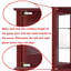 Armoire d'angle Curio