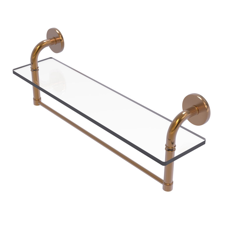 Tablette murale Tioga, Bronze brossé, 8" H x 22" W x 5" D