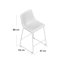 Winding Upholstered Counter Stool with Metal Frame-30896583