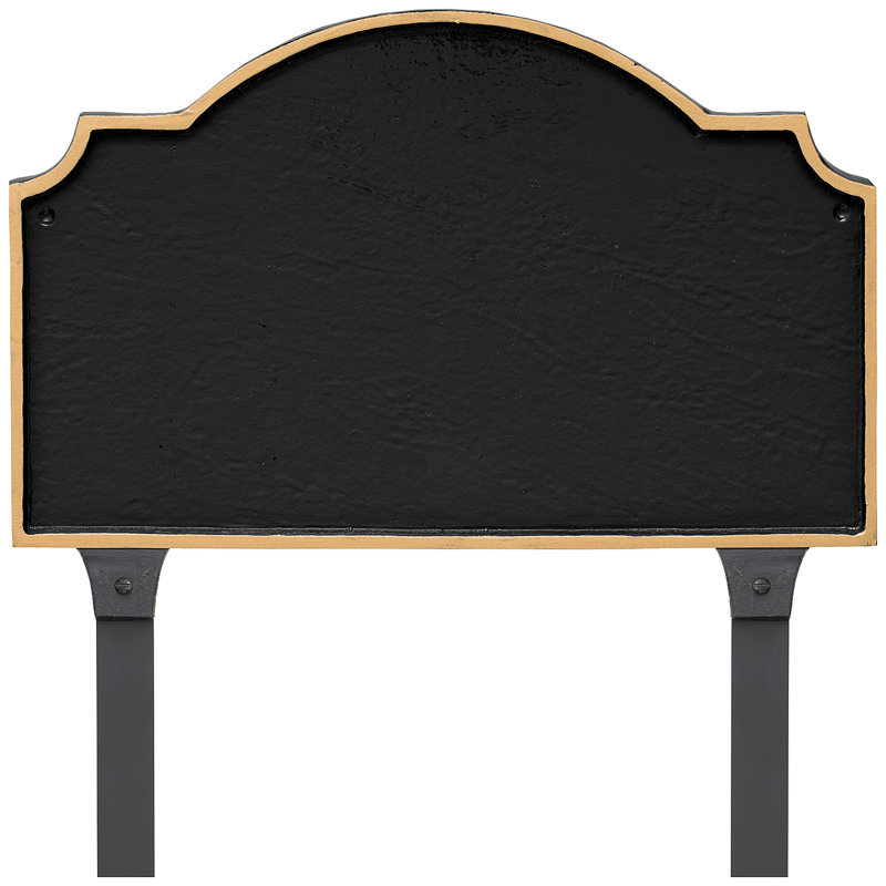Vanderbilt Arch Lawn Insert, Black/Gold, Yes