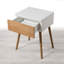 Theo 40cm W Solid + Manufactured Wood Bedside Table