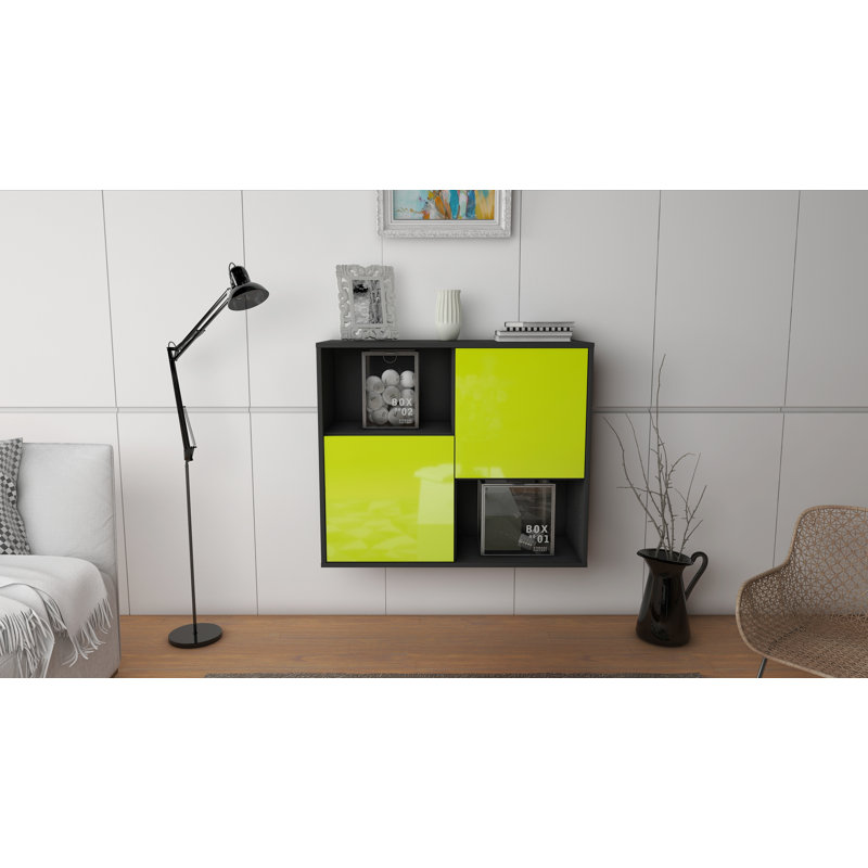 Rosenblatt 92cm Sideboard, High Gloss Green
