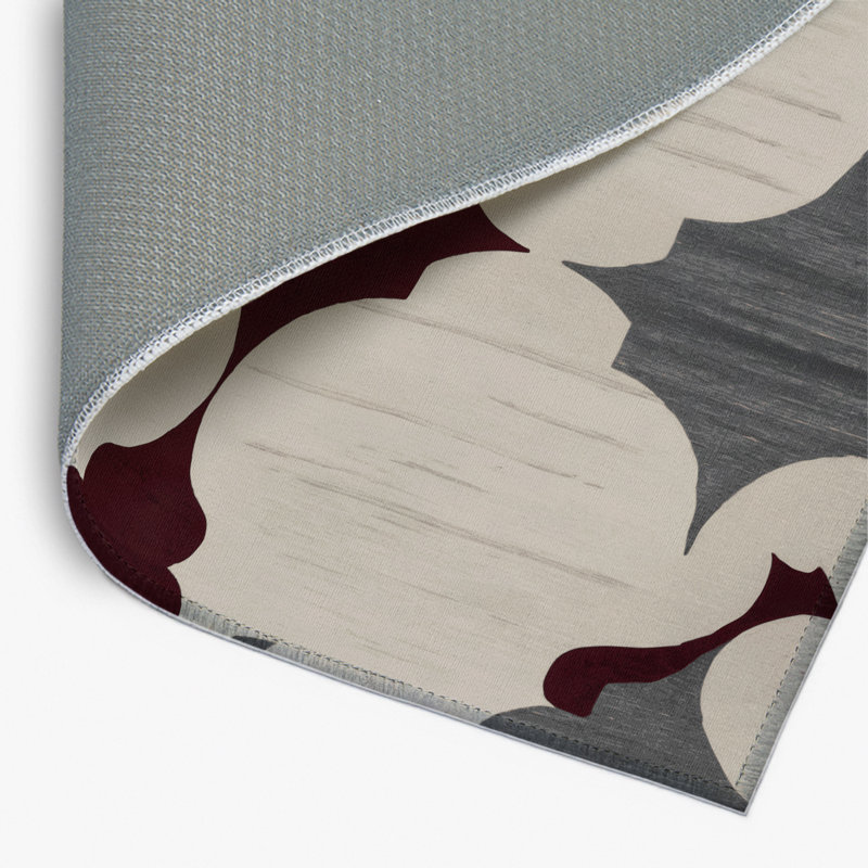 Tapis intérieur et extérieur Angular Elegance, Rectangle 1 pi 6 po x 2 pi 6 po