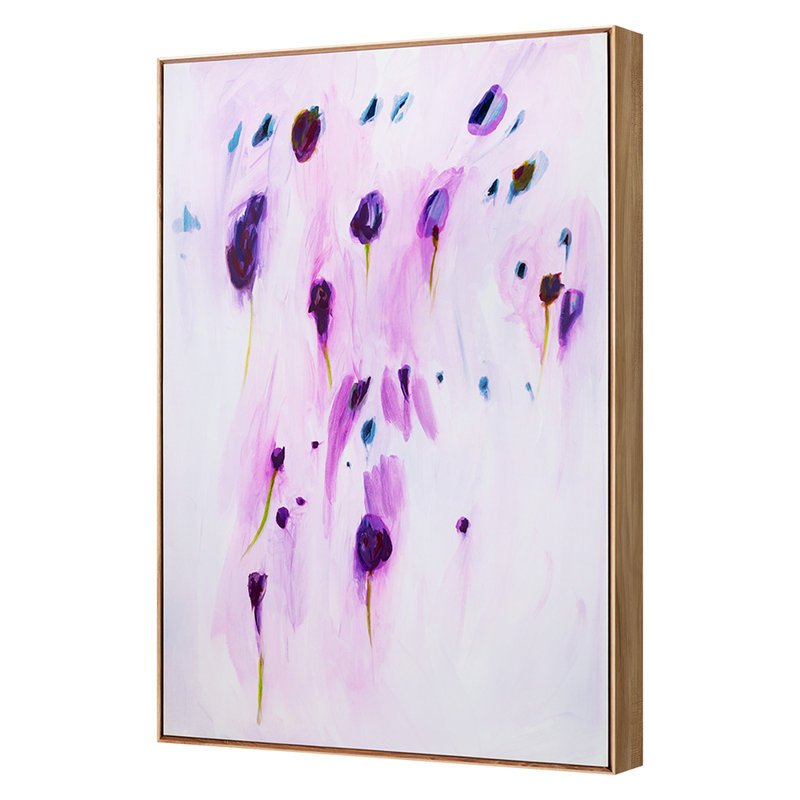 Violet Wall Print by Zoe Bios Creative