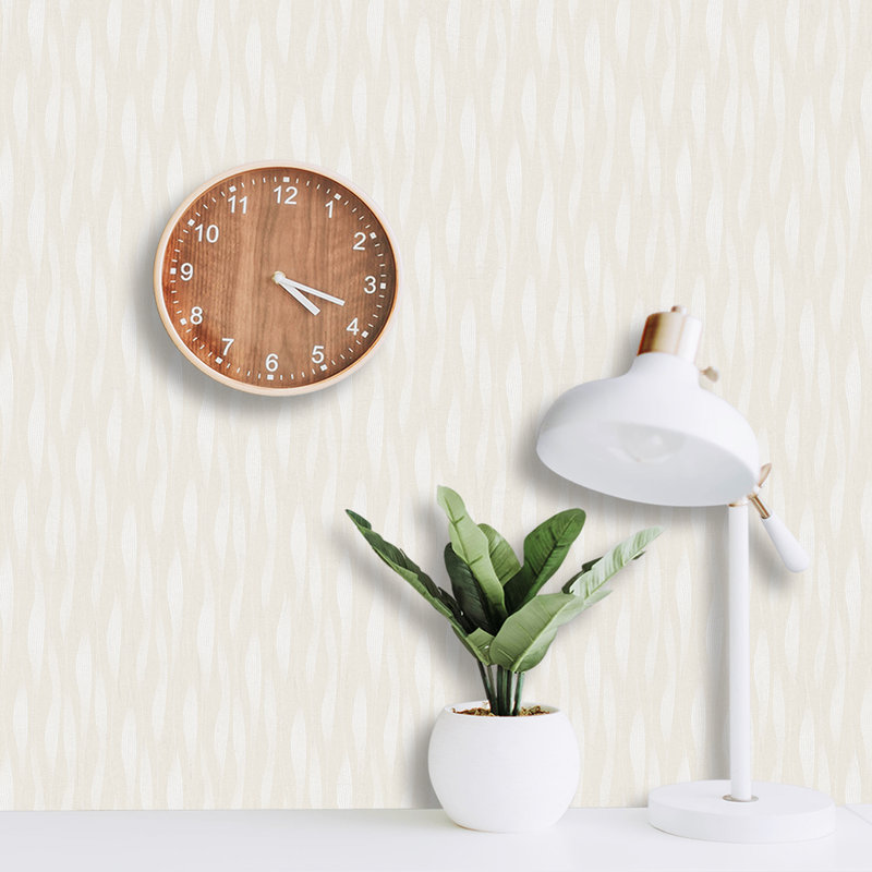 Rouleau de papier peint L 51,18 po x L 41,64 po garsteaode, Beige
